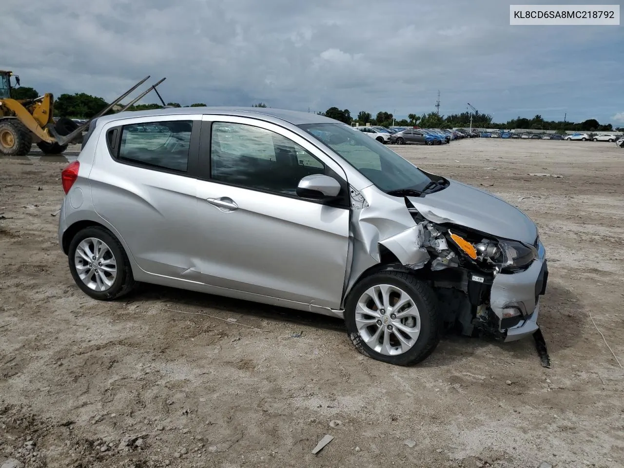 2021 Chevrolet Spark 1Lt VIN: KL8CD6SA8MC218792 Lot: 74719134