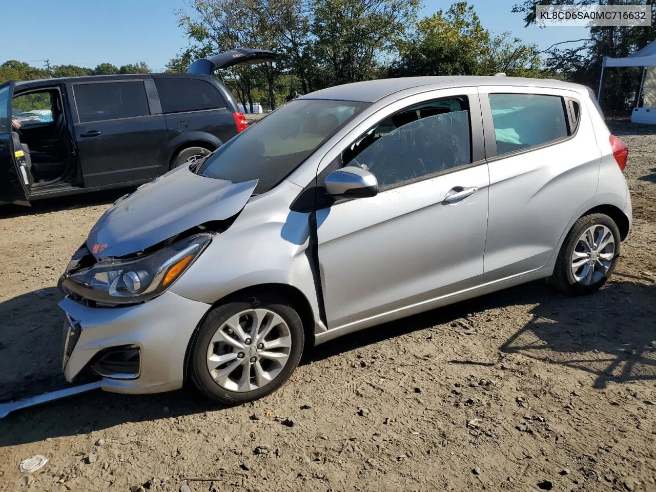 2021 Chevrolet Spark 1Lt VIN: KL8CD6SA0MC716632 Lot: 74729934