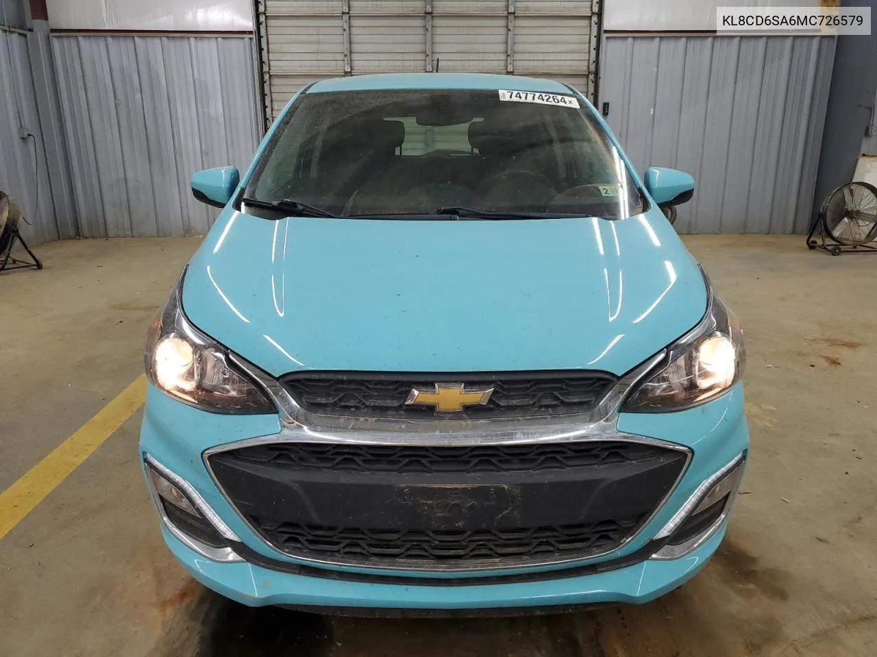 2021 Chevrolet Spark 1Lt VIN: KL8CD6SA6MC726579 Lot: 74774264