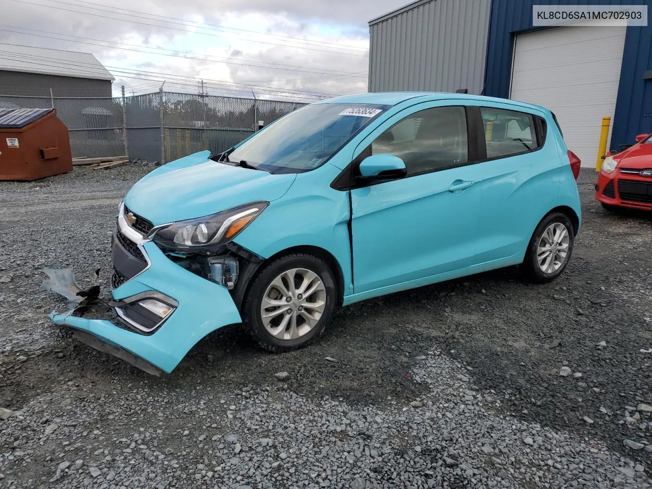 2021 Chevrolet Spark 1Lt VIN: KL8CD6SA1MC702903 Lot: 75263634