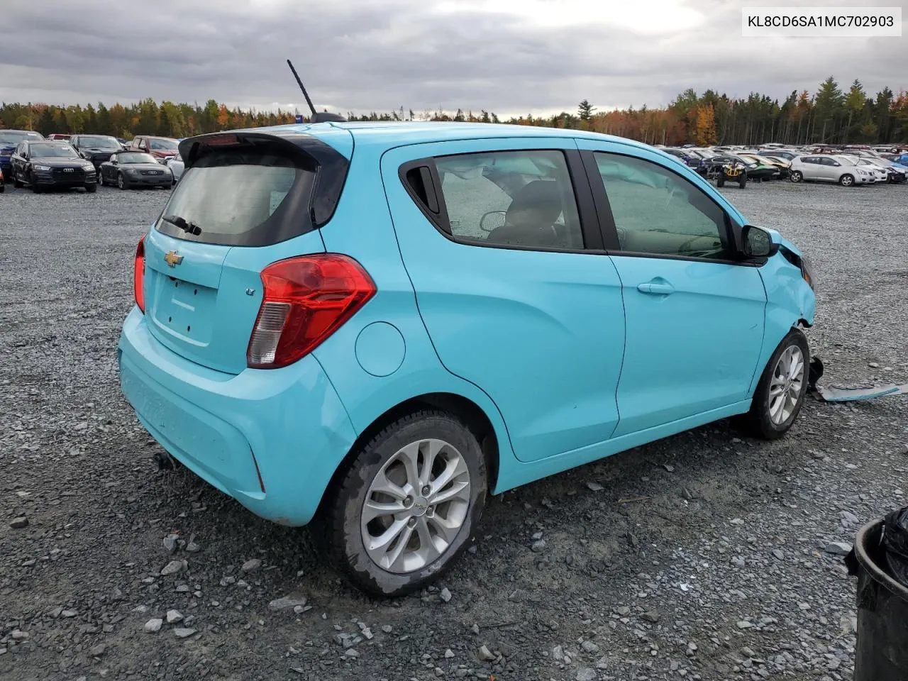 2021 Chevrolet Spark 1Lt VIN: KL8CD6SA1MC702903 Lot: 75263634