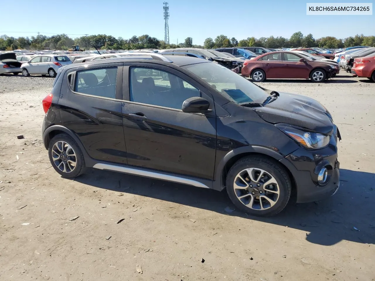 2021 Chevrolet Spark Activ VIN: KL8CH6SA6MC734265 Lot: 75744894