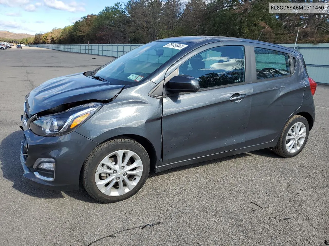 2021 Chevrolet Spark 1Lt VIN: KL8CD6SA5MC711460 Lot: 75949844