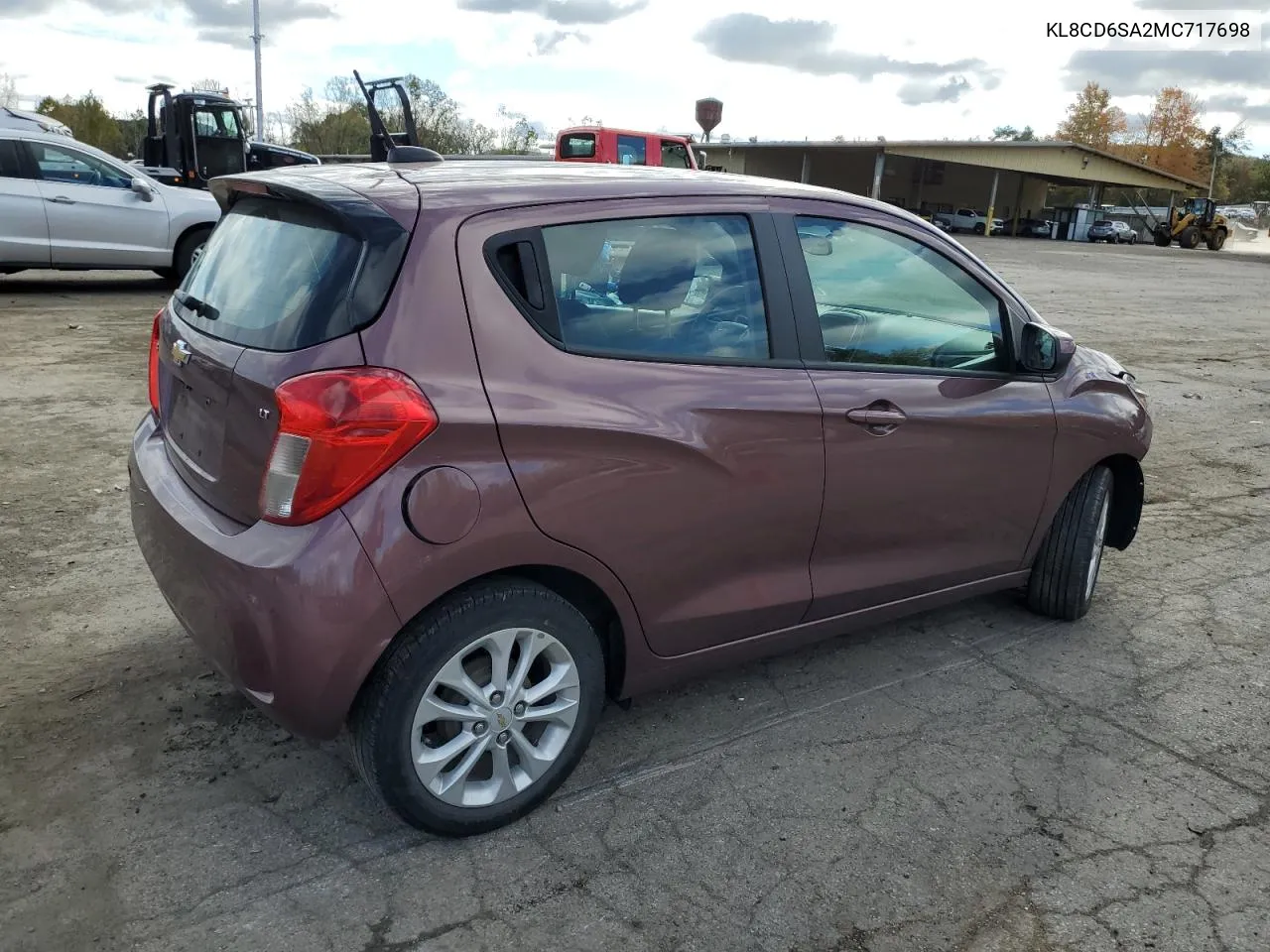 2021 Chevrolet Spark 1Lt VIN: KL8CD6SA2MC717698 Lot: 76254394