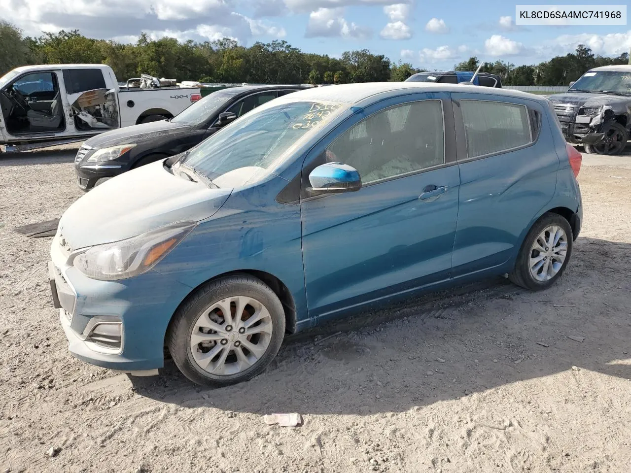 2021 Chevrolet Spark 1Lt VIN: KL8CD6SA4MC741968 Lot: 76420304