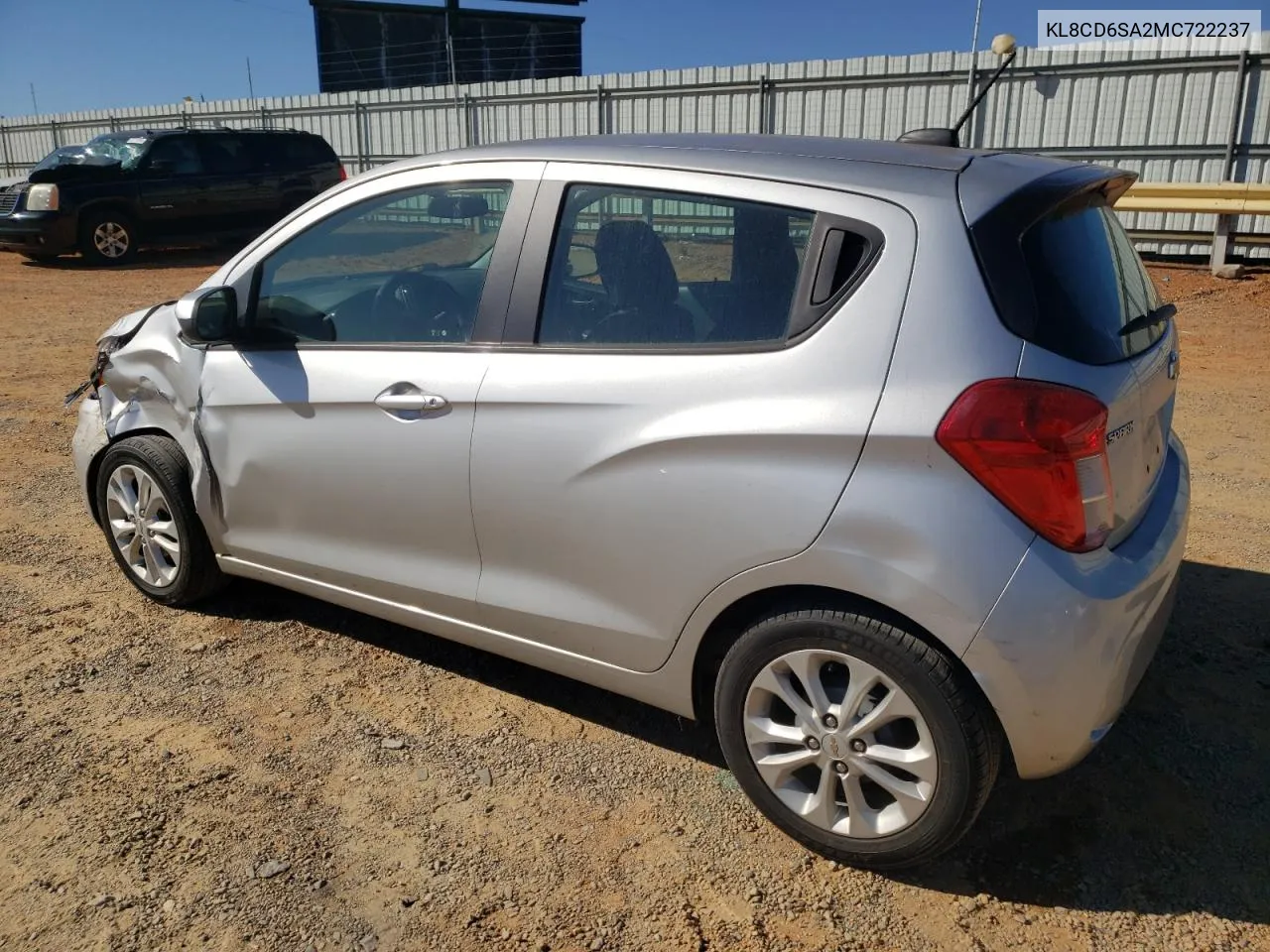 2021 Chevrolet Spark 1Lt VIN: KL8CD6SA2MC722237 Lot: 76709894