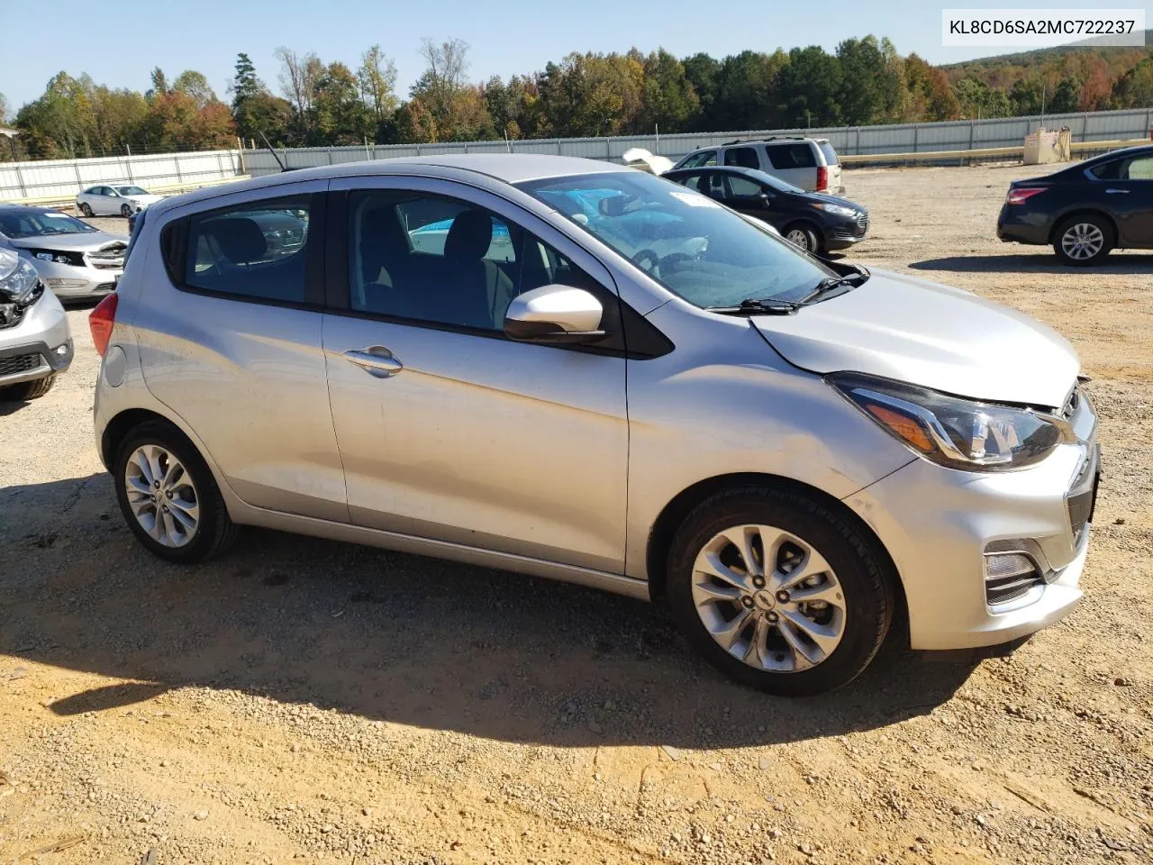 2021 Chevrolet Spark 1Lt VIN: KL8CD6SA2MC722237 Lot: 76709894