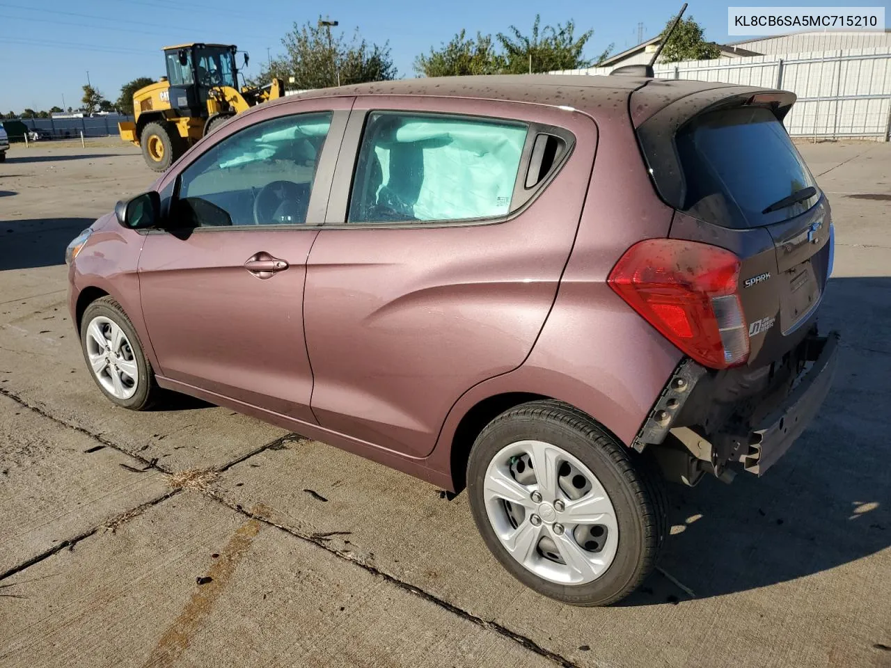 2021 Chevrolet Spark Ls VIN: KL8CB6SA5MC715210 Lot: 76826784