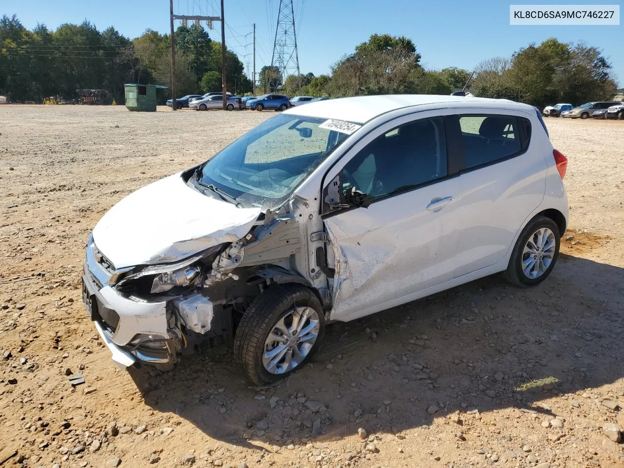 2021 Chevrolet Spark 1Lt VIN: KL8CD6SA9MC746227 Lot: 76949254