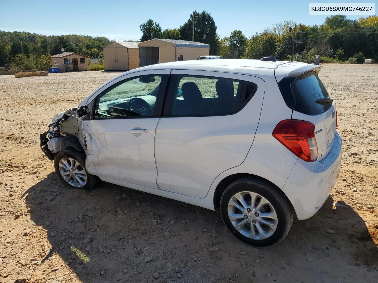 2021 Chevrolet Spark 1Lt VIN: KL8CD6SA9MC746227 Lot: 76949254