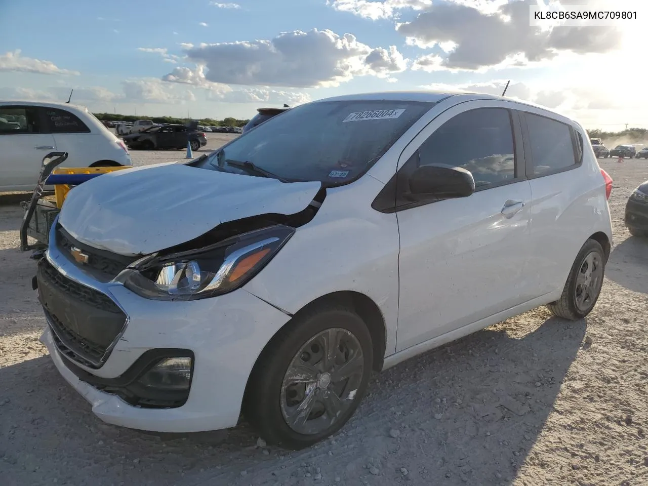 2021 Chevrolet Spark Ls VIN: KL8CB6SA9MC709801 Lot: 78266004