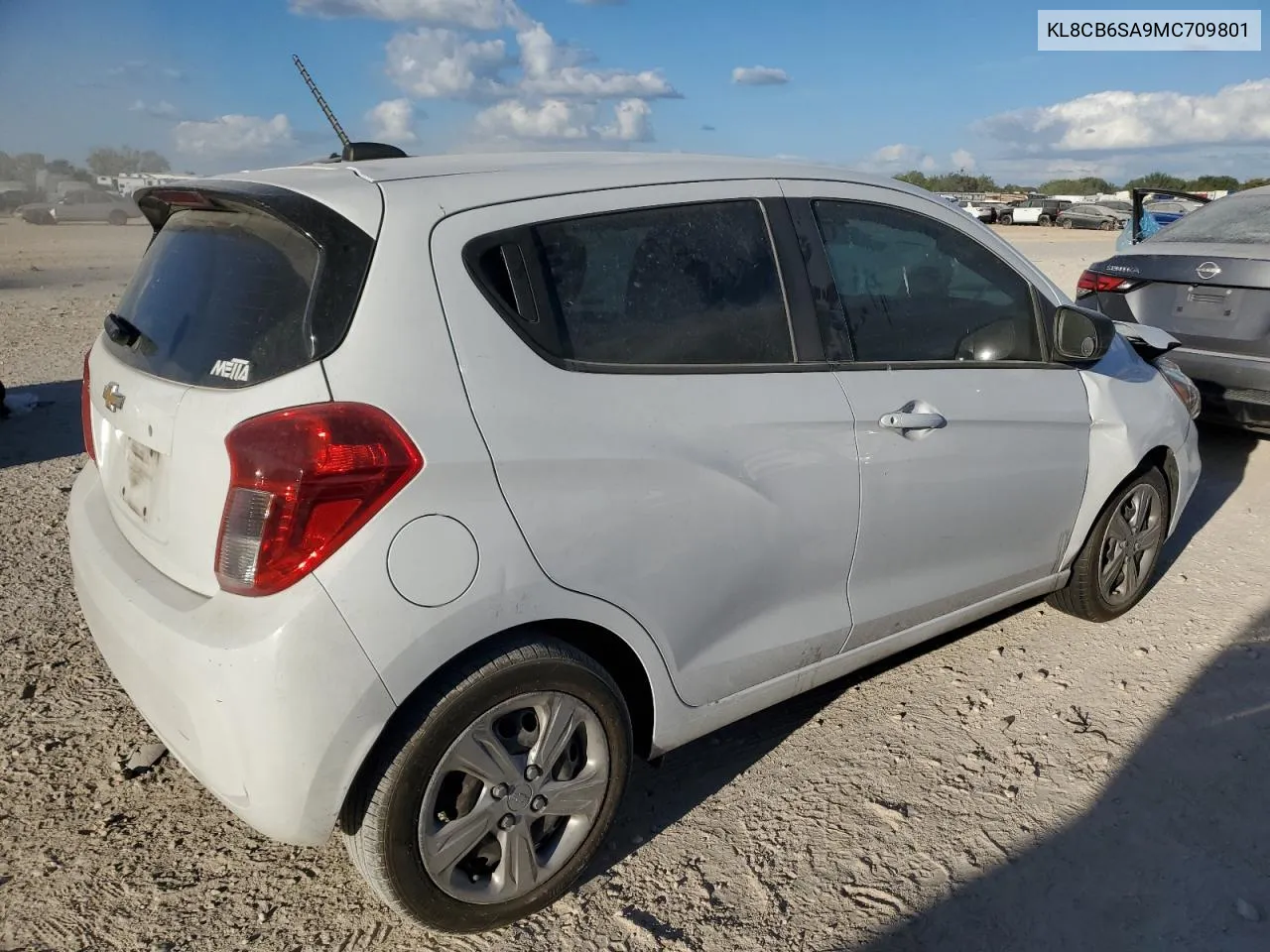 2021 Chevrolet Spark Ls VIN: KL8CB6SA9MC709801 Lot: 78266004