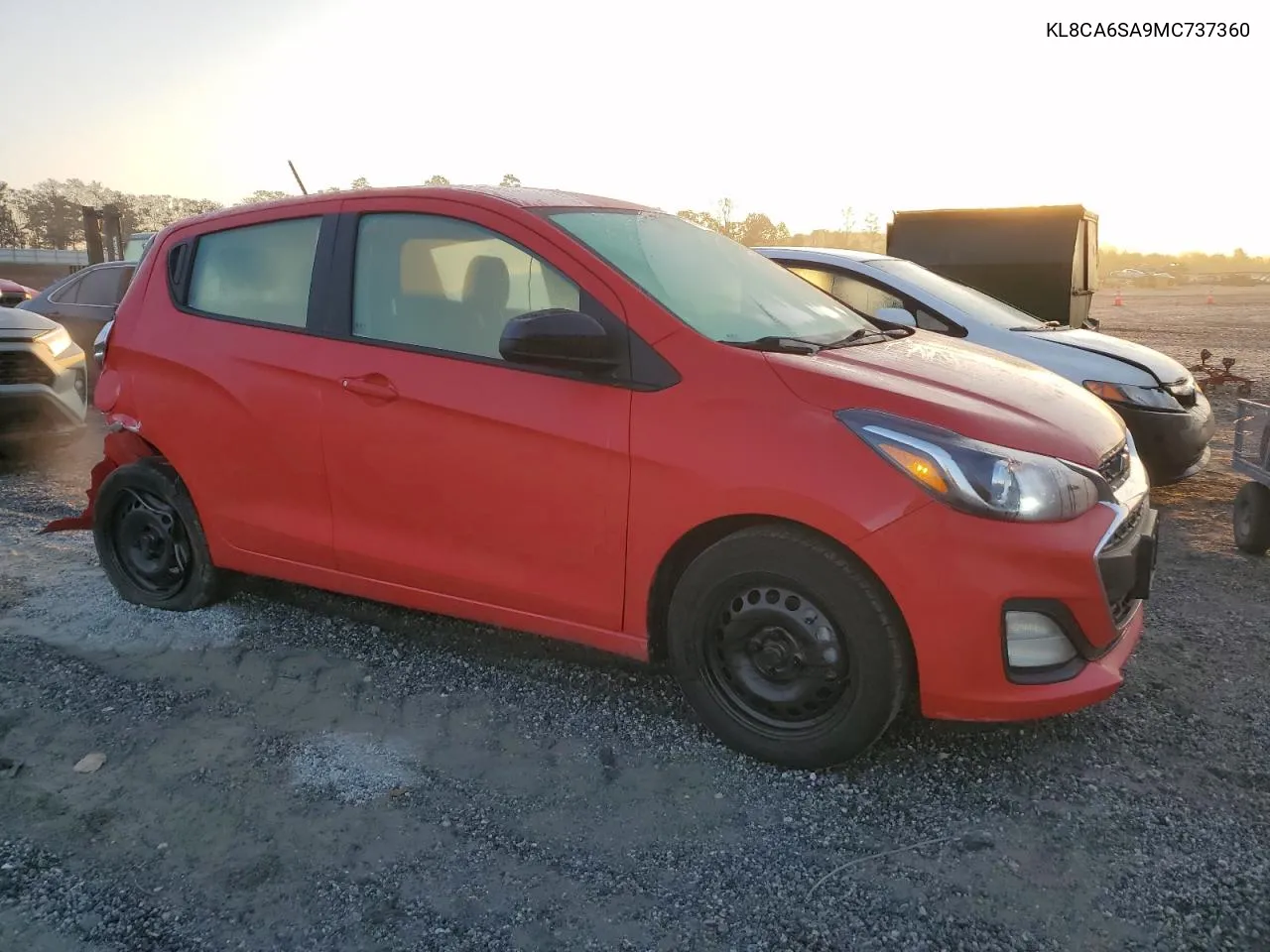 2021 Chevrolet Spark Ls VIN: KL8CA6SA9MC737360 Lot: 78390824