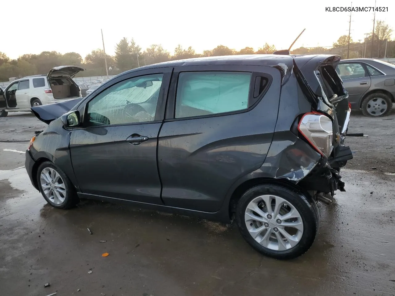 2021 Chevrolet Spark 1Lt VIN: KL8CD6SA3MC714521 Lot: 78449804