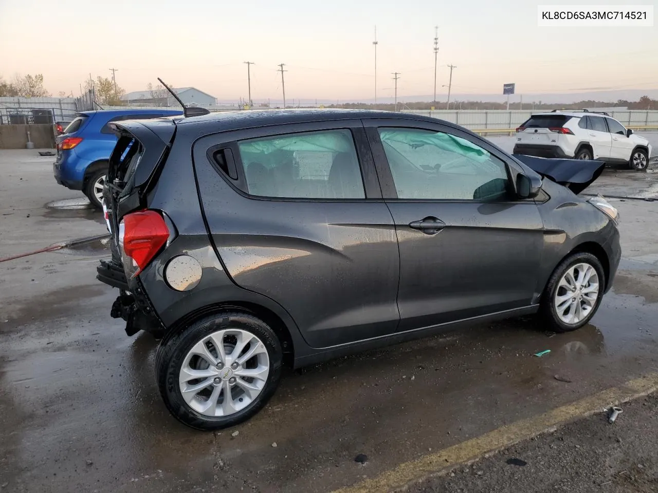 2021 Chevrolet Spark 1Lt VIN: KL8CD6SA3MC714521 Lot: 78449804