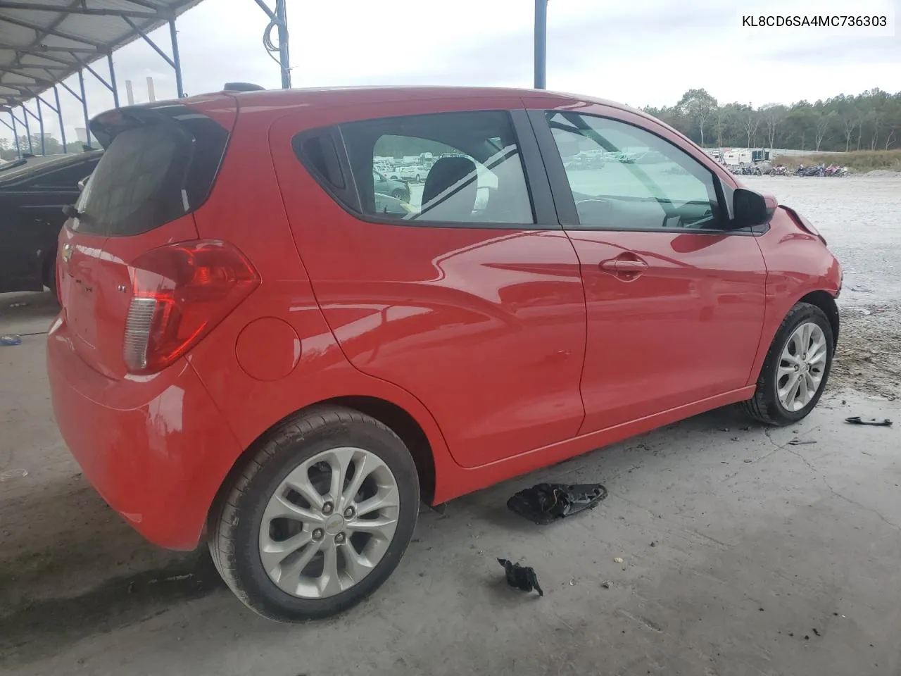 2021 Chevrolet Spark 1Lt VIN: KL8CD6SA4MC736303 Lot: 78777654