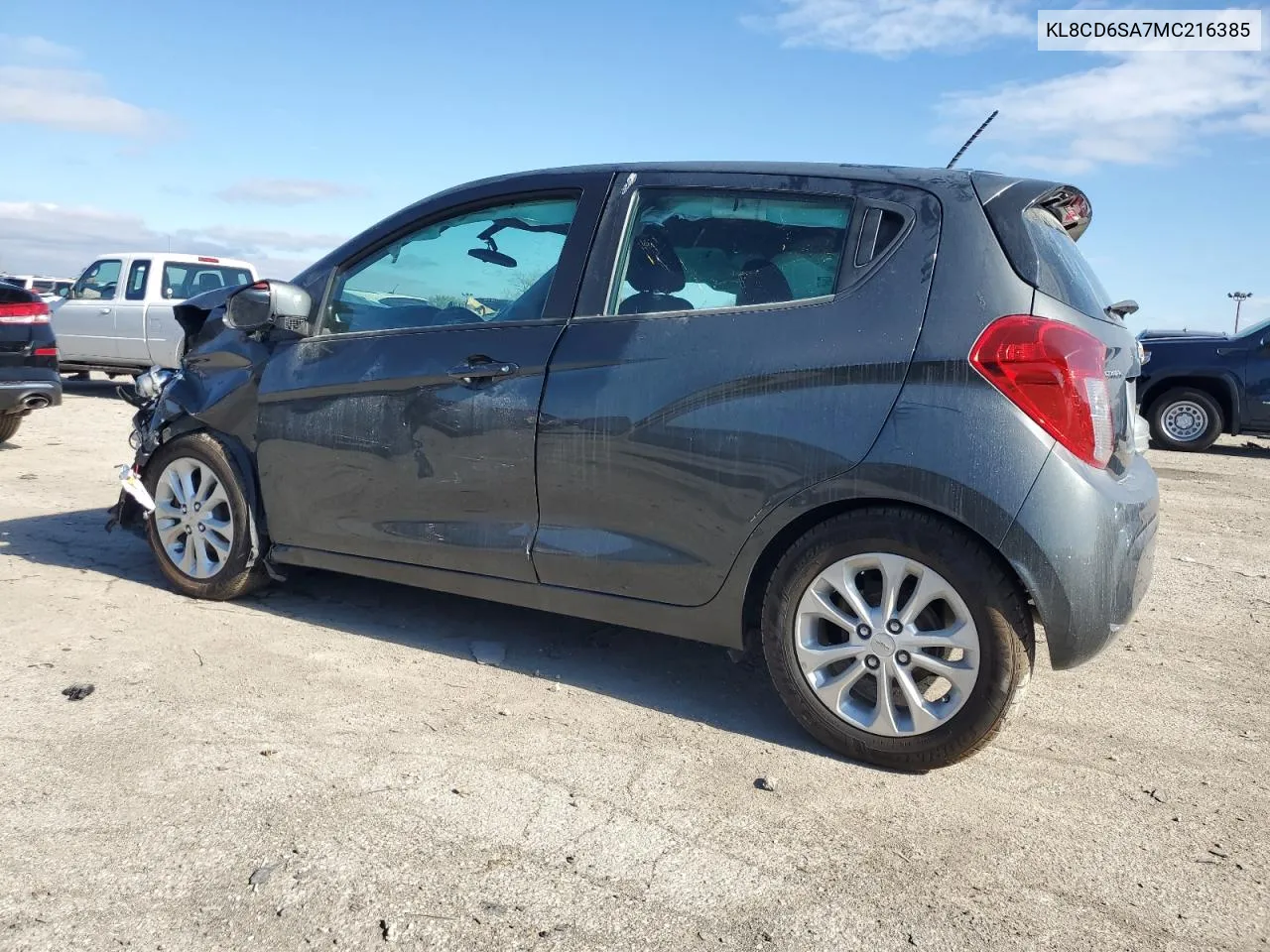 2021 Chevrolet Spark 1Lt VIN: KL8CD6SA7MC216385 Lot: 78791544