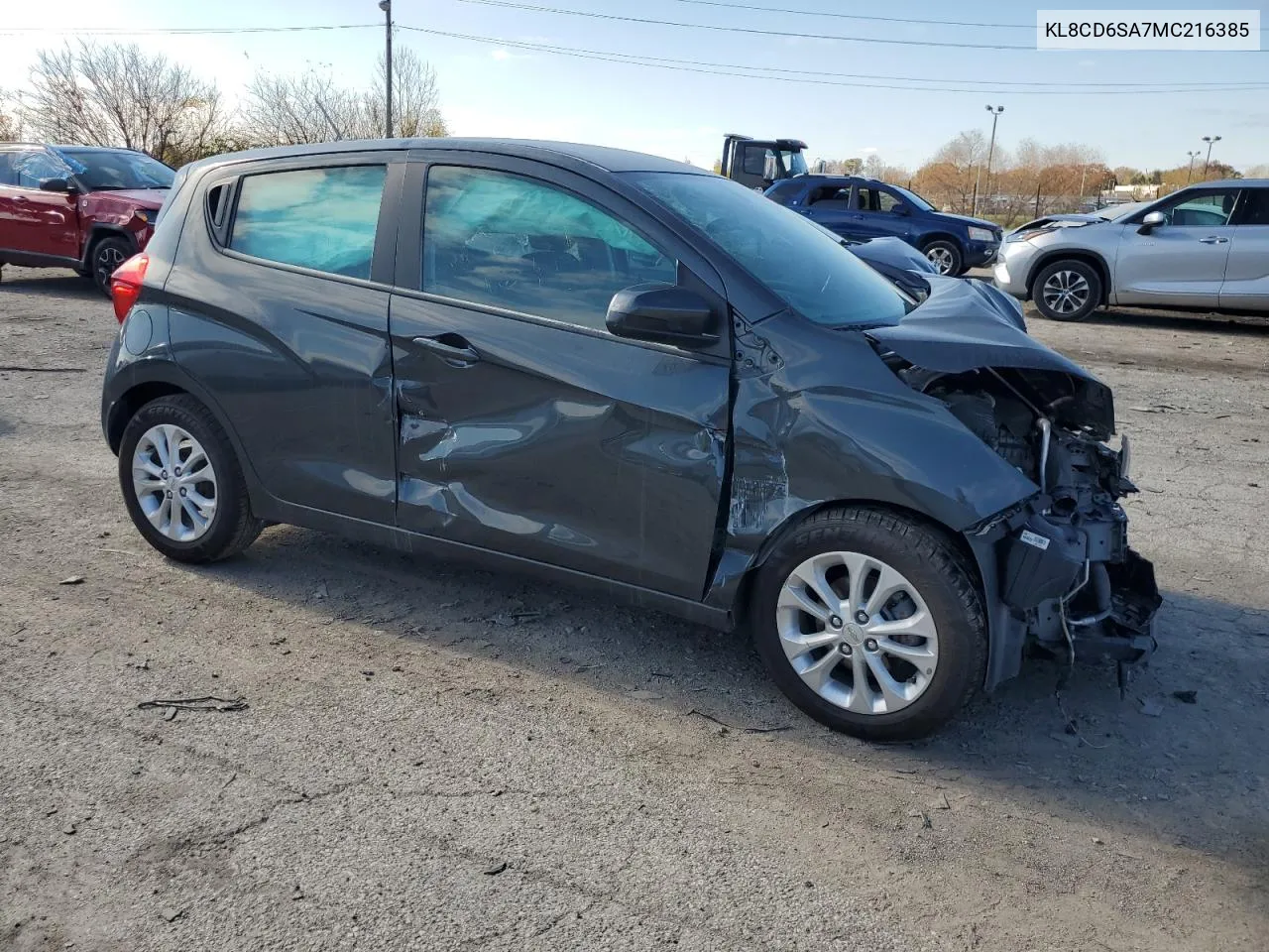 2021 Chevrolet Spark 1Lt VIN: KL8CD6SA7MC216385 Lot: 78791544