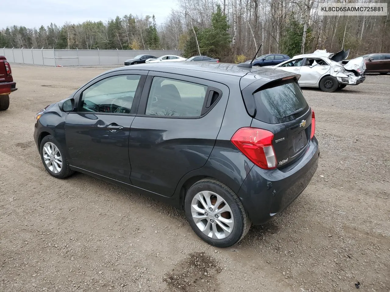 2021 Chevrolet Spark 1Lt VIN: KL8CD6SA0MC725881 Lot: 79218104