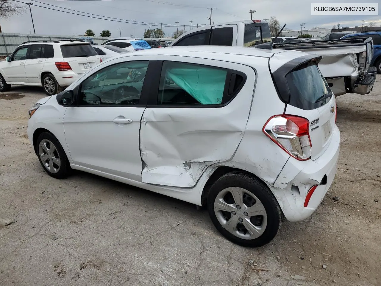 2021 Chevrolet Spark Ls VIN: KL8CB6SA7MC739105 Lot: 79612134