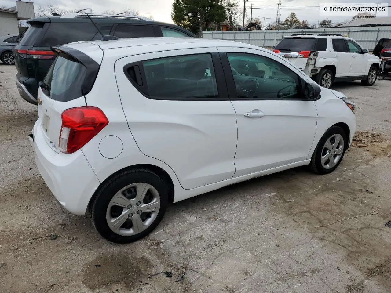 2021 Chevrolet Spark Ls VIN: KL8CB6SA7MC739105 Lot: 79612134