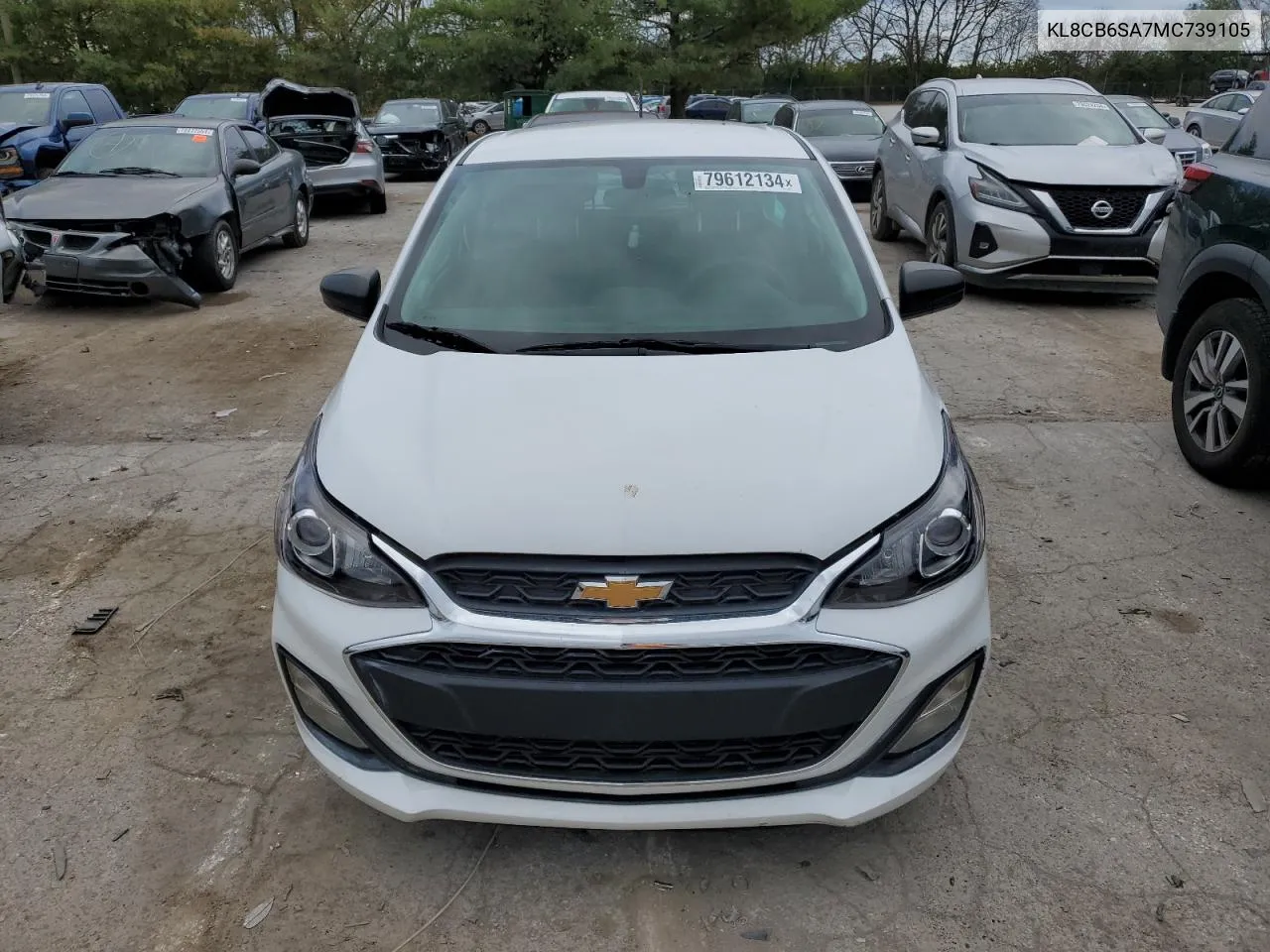 2021 Chevrolet Spark Ls VIN: KL8CB6SA7MC739105 Lot: 79612134