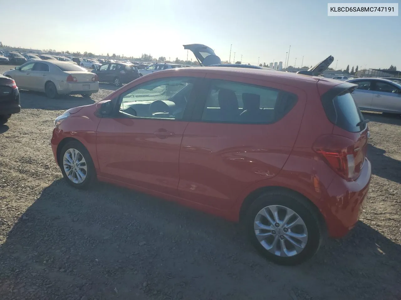 2021 Chevrolet Spark 1Lt VIN: KL8CD6SA8MC747191 Lot: 79842024