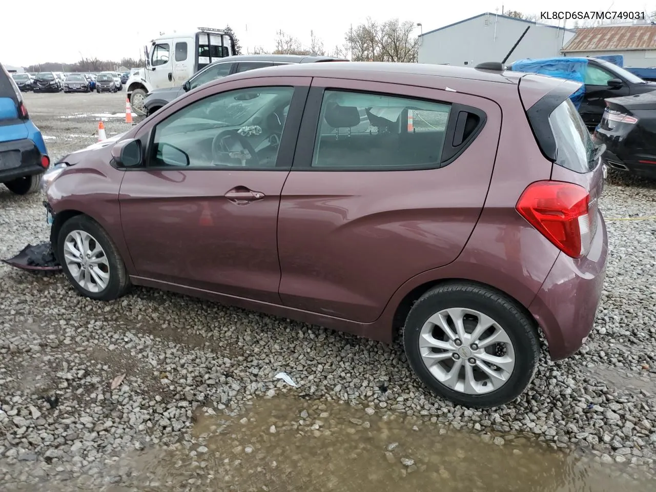 2021 Chevrolet Spark 1Lt VIN: KL8CD6SA7MC749031 Lot: 80057434