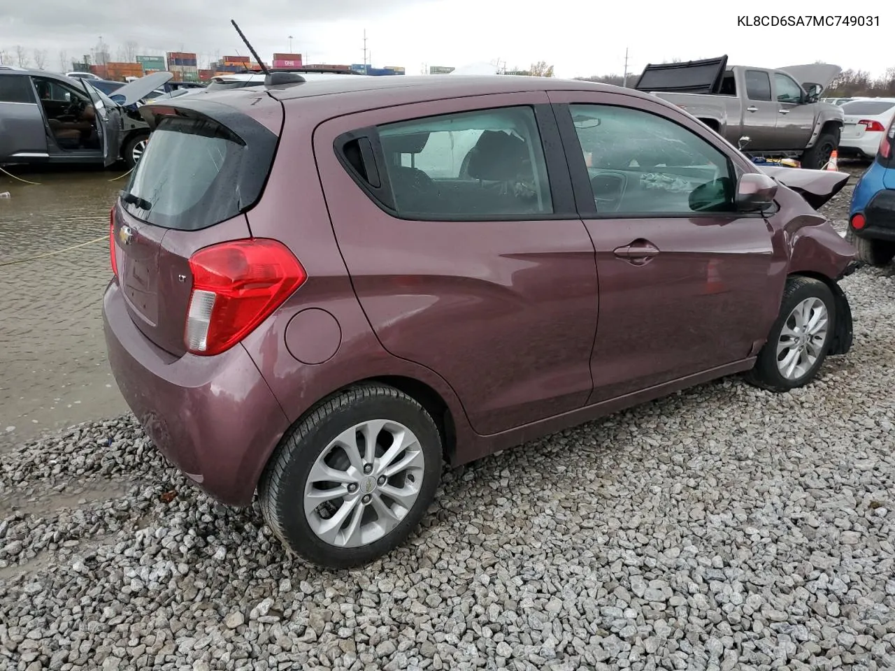 2021 Chevrolet Spark 1Lt VIN: KL8CD6SA7MC749031 Lot: 80057434