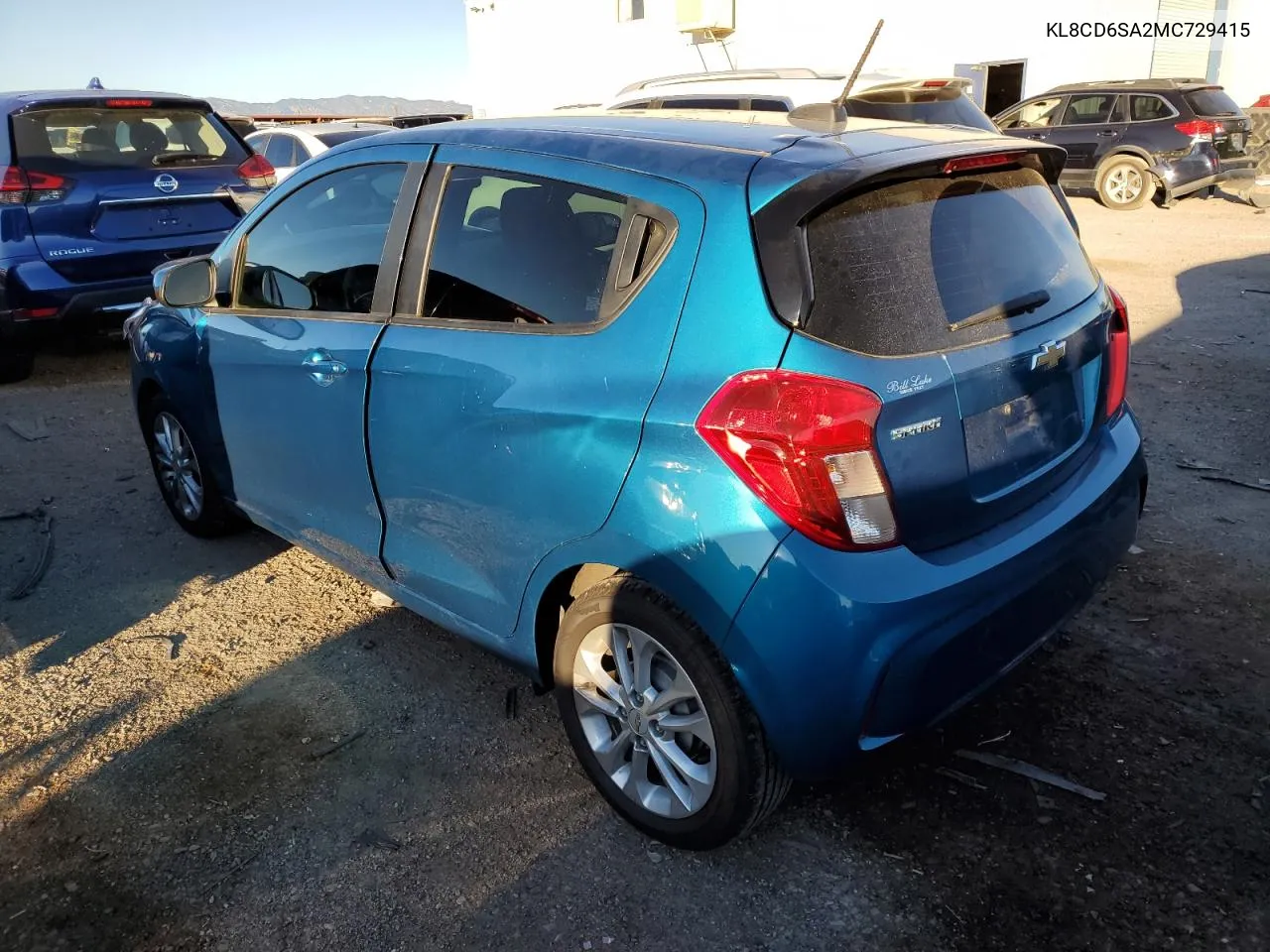 2021 Chevrolet Spark 1Lt VIN: KL8CD6SA2MC729415 Lot: 80231424