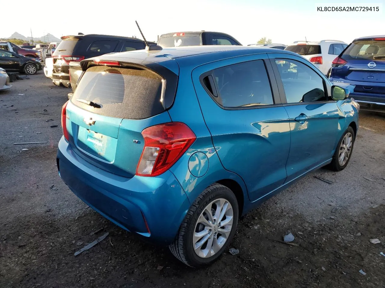 2021 Chevrolet Spark 1Lt VIN: KL8CD6SA2MC729415 Lot: 80231424