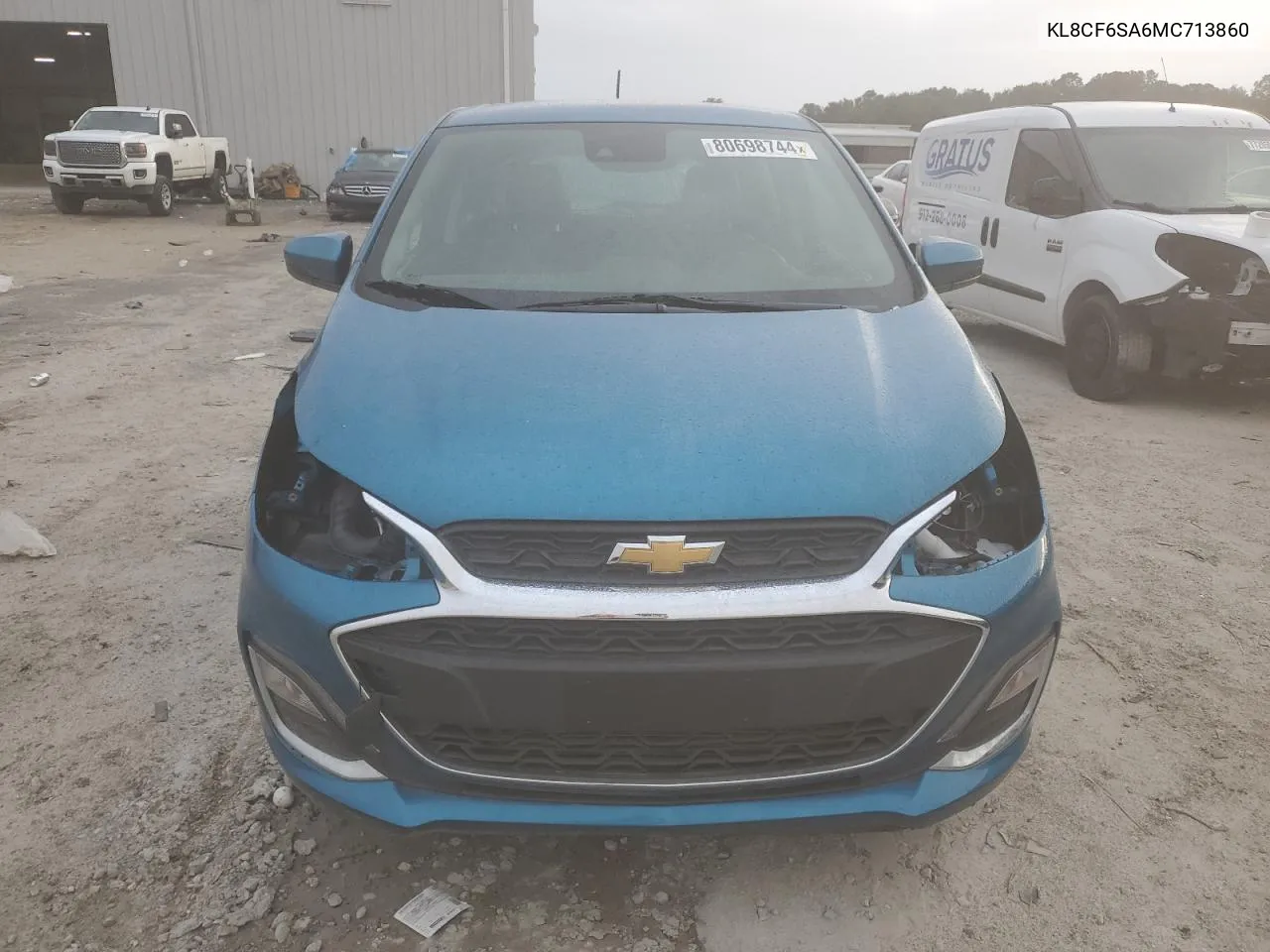 2021 Chevrolet Spark 2Lt VIN: KL8CF6SA6MC713860 Lot: 80698744