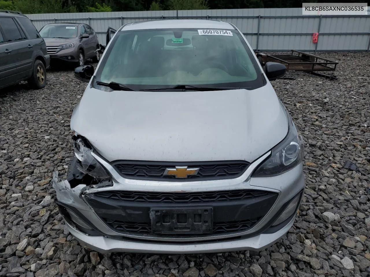 2022 Chevrolet Spark Ls VIN: KL8CB6SAXNC036535 Lot: 66070754