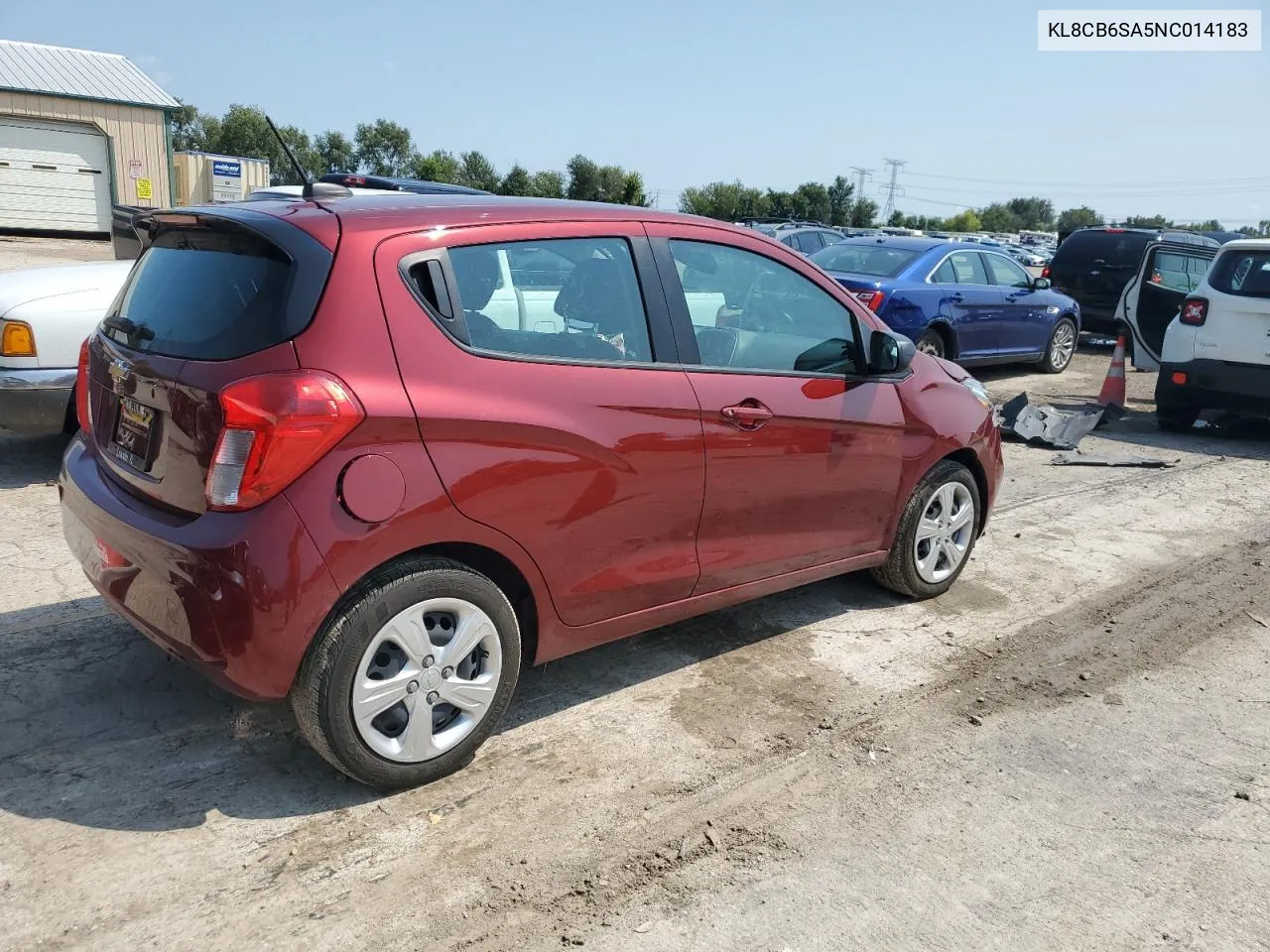 2022 Chevrolet Spark Ls VIN: KL8CB6SA5NC014183 Lot: 67720454