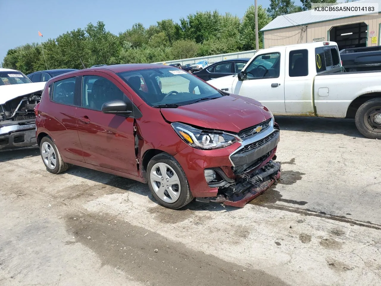 2022 Chevrolet Spark Ls VIN: KL8CB6SA5NC014183 Lot: 67720454