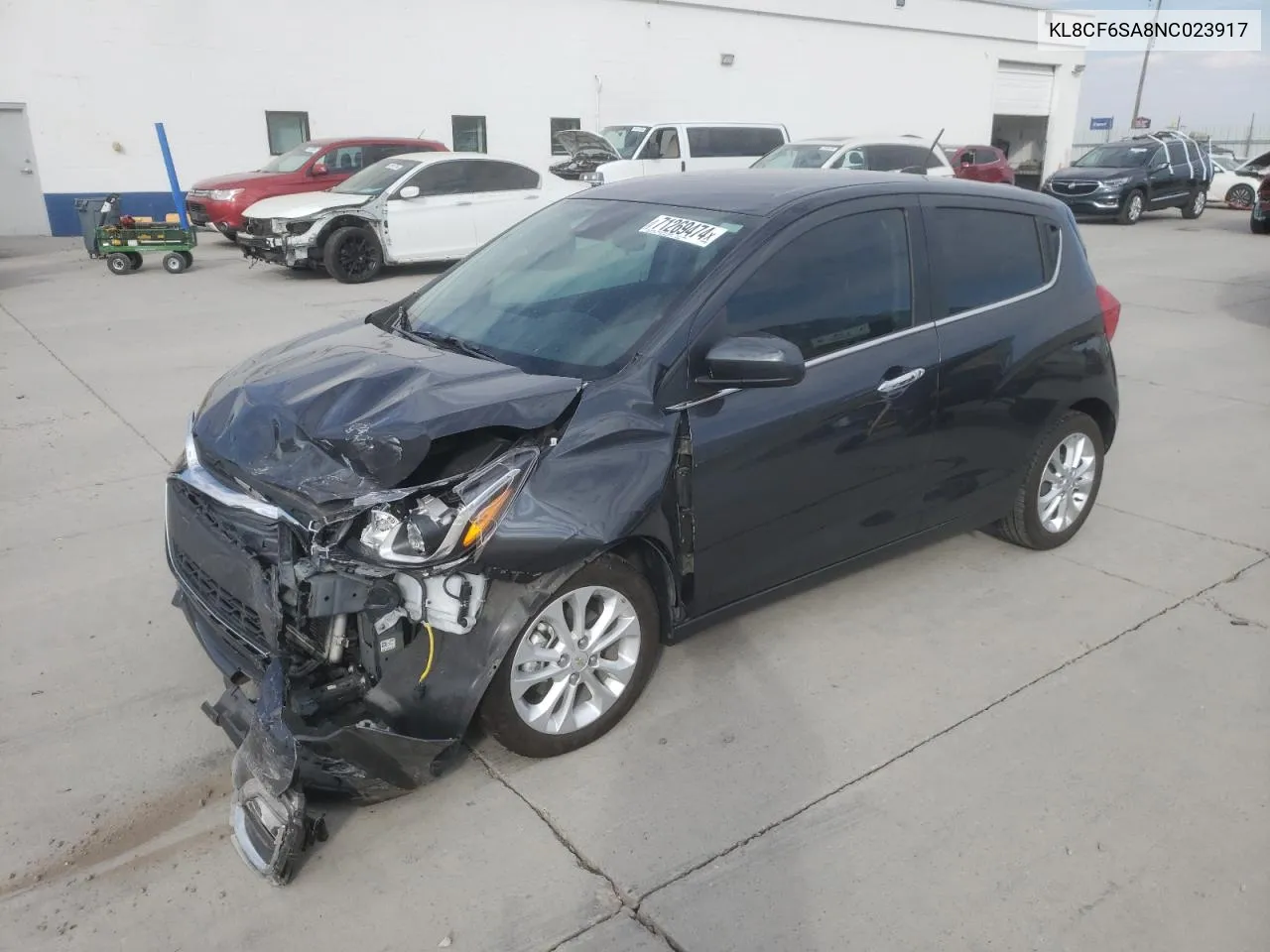 2022 Chevrolet Spark 2Lt VIN: KL8CF6SA8NC023917 Lot: 71269474