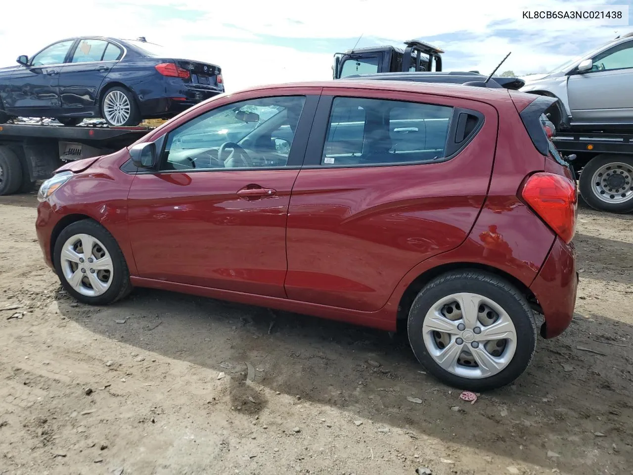 2022 Chevrolet Spark Ls VIN: KL8CB6SA3NC021438 Lot: 71787104