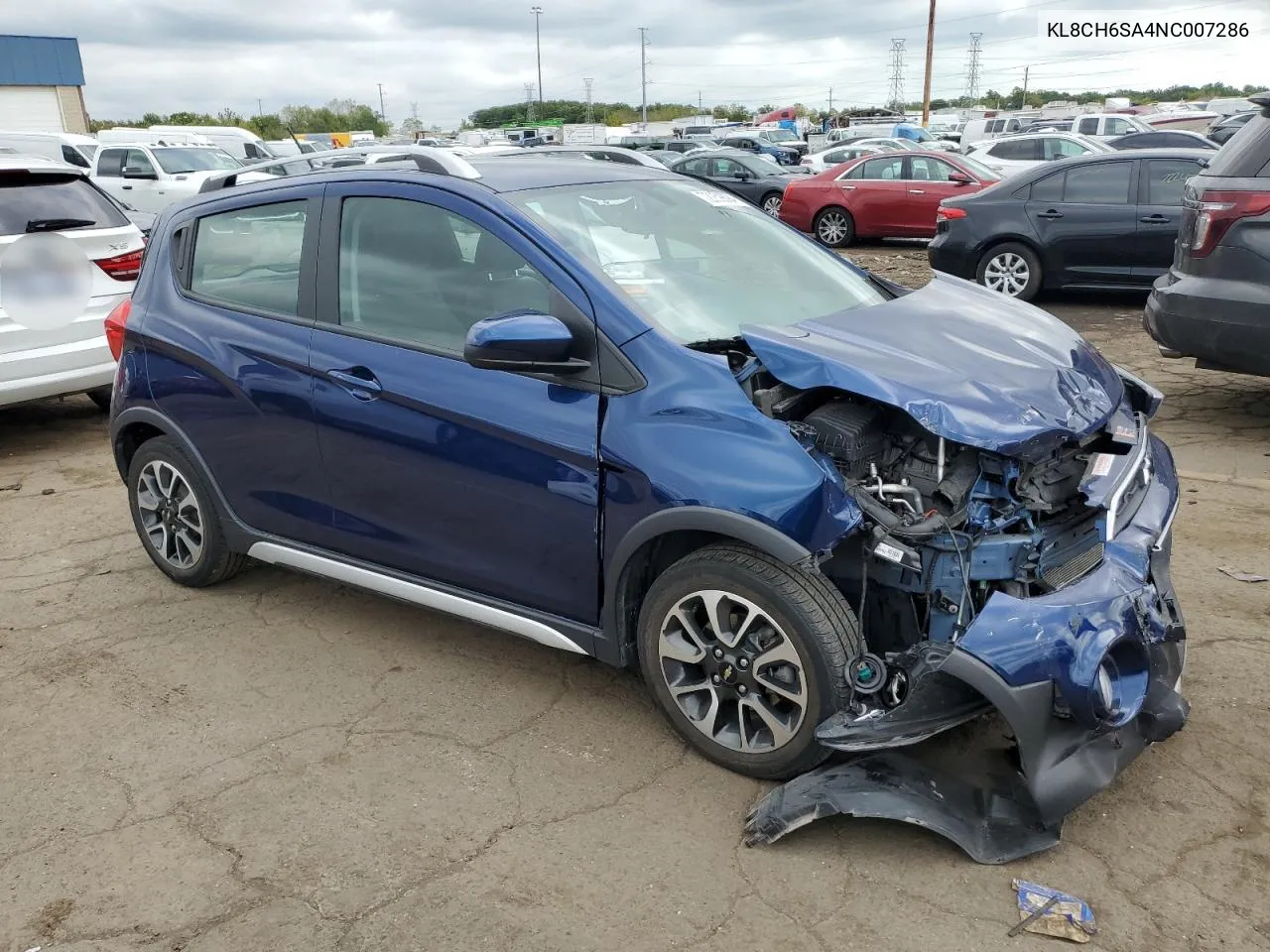 2022 Chevrolet Spark Activ VIN: KL8CH6SA4NC007286 Lot: 72259894