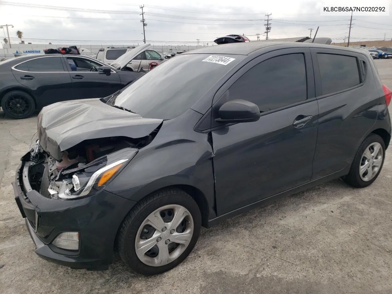 2022 Chevrolet Spark Ls VIN: KL8CB6SA7NC020292 Lot: 72273644