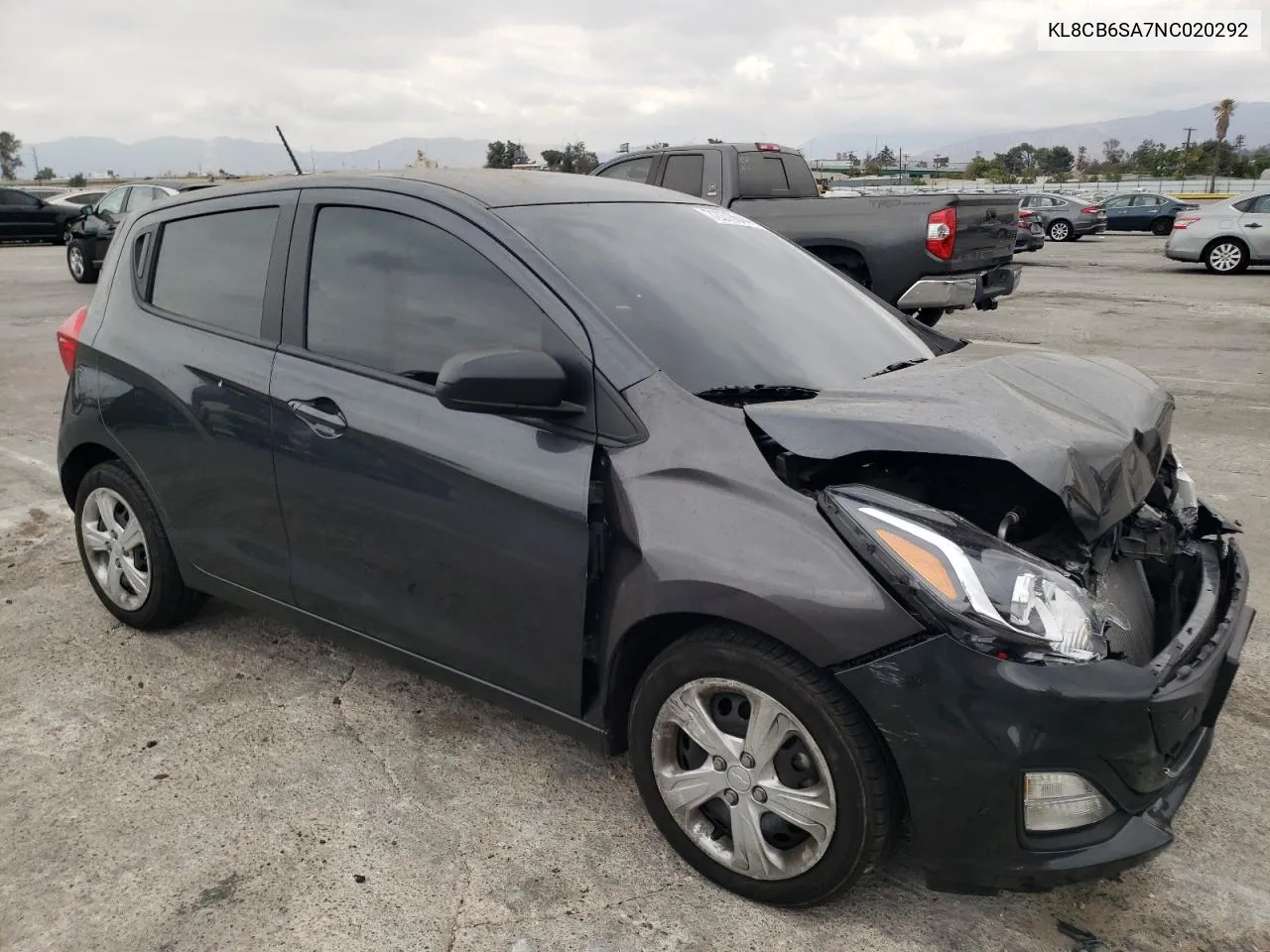 2022 Chevrolet Spark Ls VIN: KL8CB6SA7NC020292 Lot: 72273644