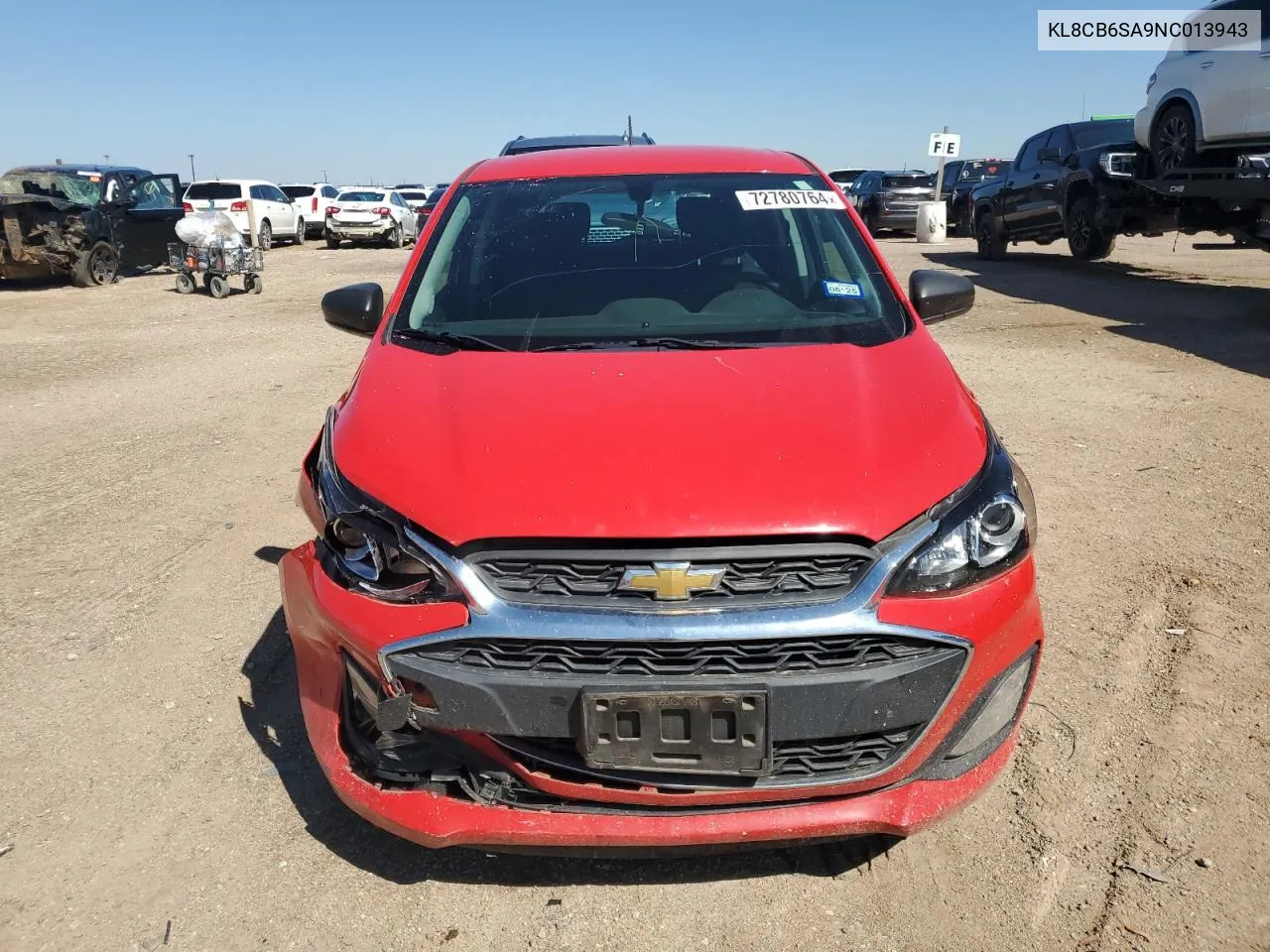 KL8CB6SA9NC013943 2022 Chevrolet Spark Ls