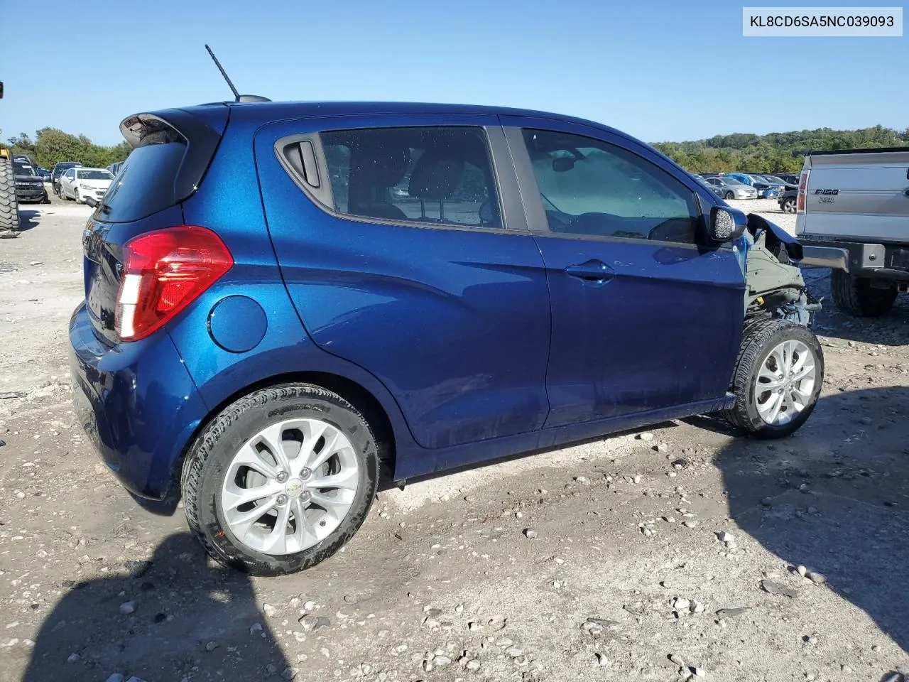 2022 Chevrolet Spark 1Lt VIN: KL8CD6SA5NC039093 Lot: 73528414