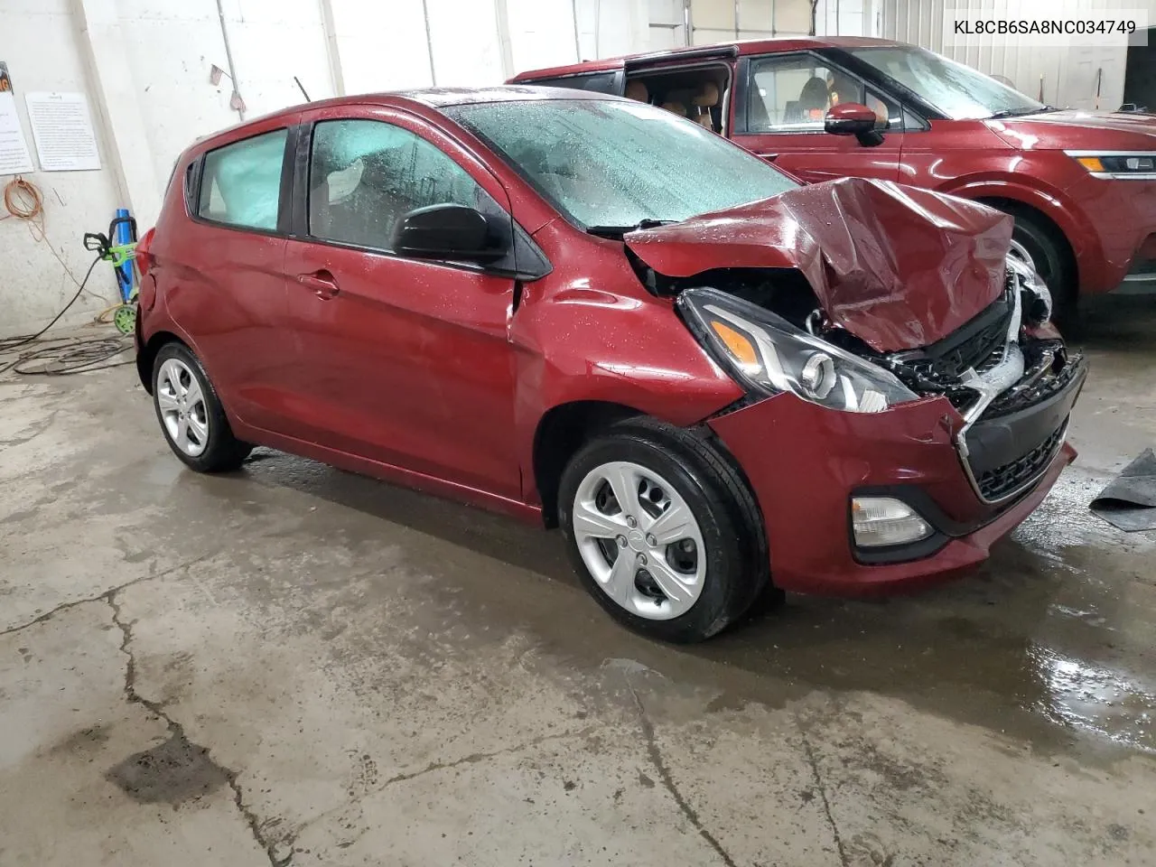 2022 Chevrolet Spark Ls VIN: KL8CB6SA8NC034749 Lot: 73641774