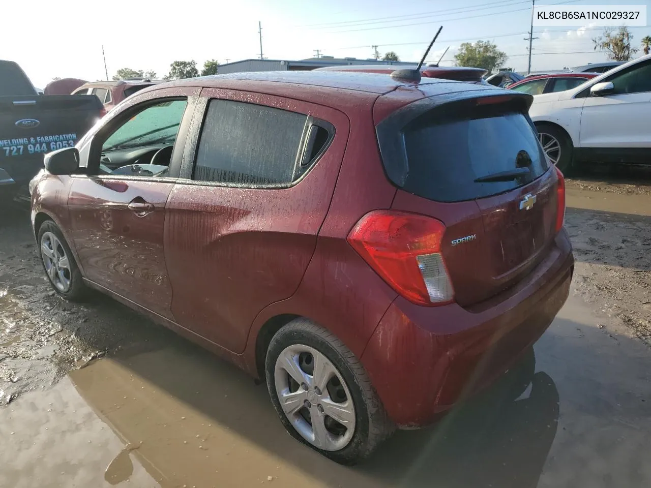 2022 Chevrolet Spark Ls VIN: KL8CB6SA1NC029327 Lot: 73667934