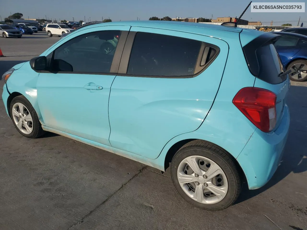 2022 Chevrolet Spark Ls VIN: KL8CB6SA5NC035793 Lot: 74212294