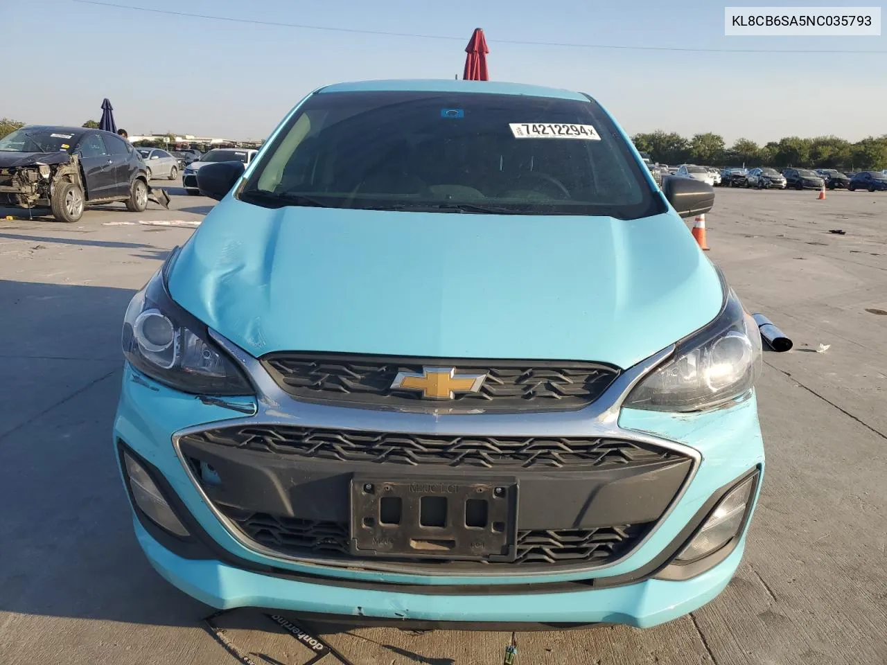 2022 Chevrolet Spark Ls VIN: KL8CB6SA5NC035793 Lot: 74212294