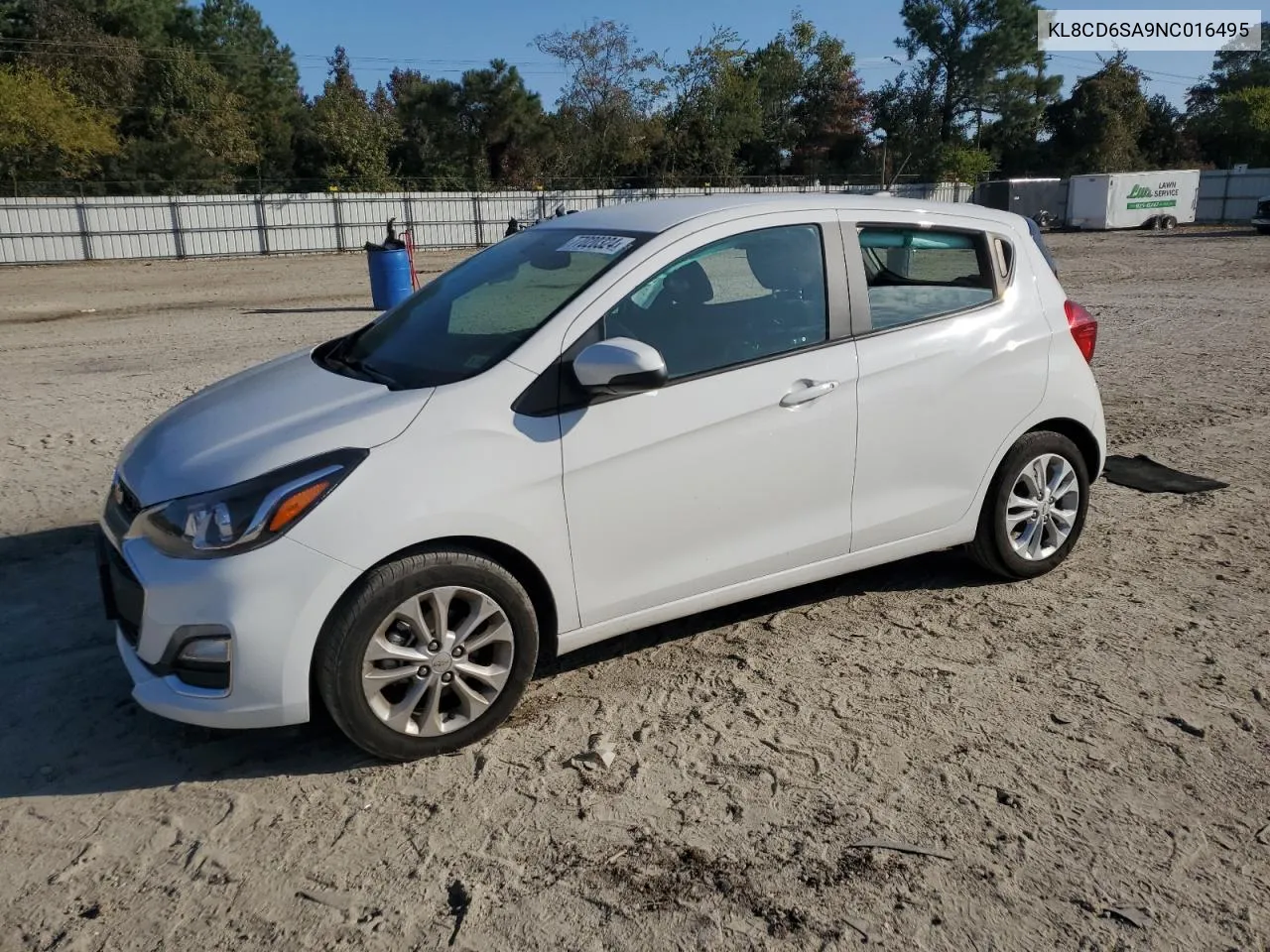 2022 Chevrolet Spark 1Lt VIN: KL8CD6SA9NC016495 Lot: 77020324