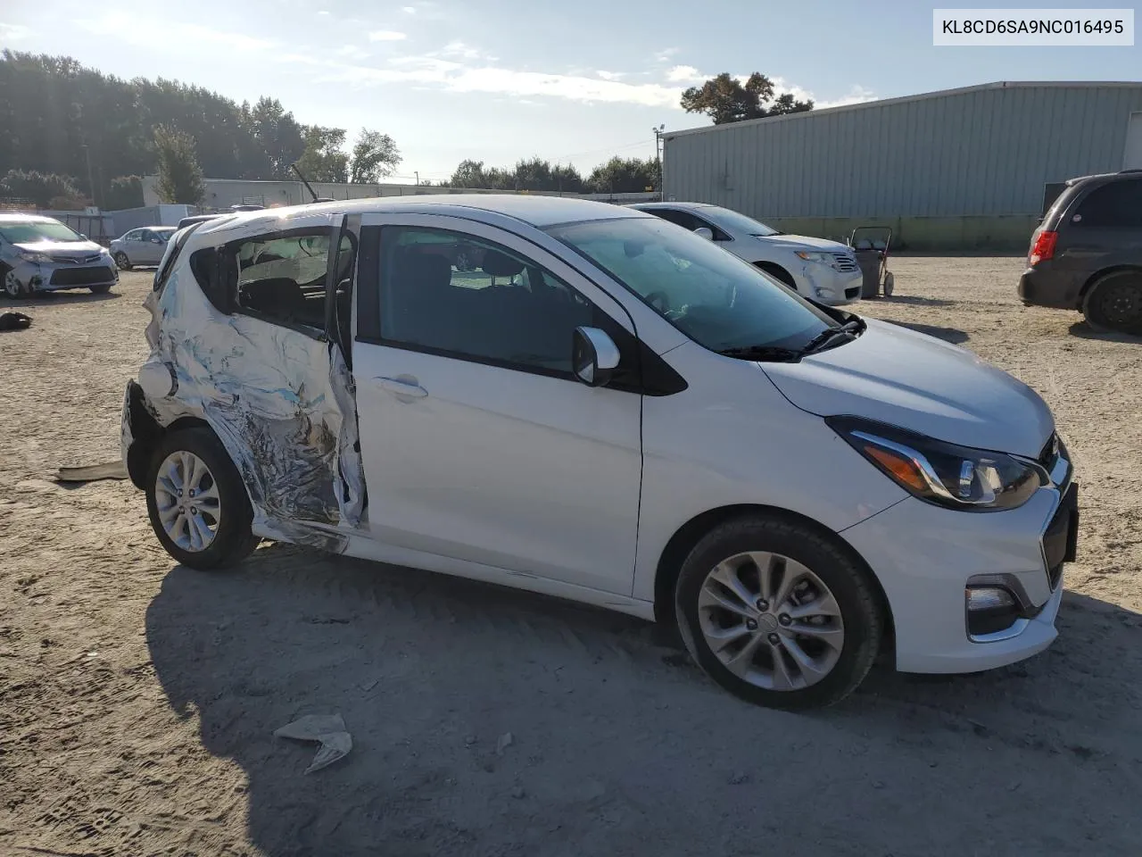 2022 Chevrolet Spark 1Lt VIN: KL8CD6SA9NC016495 Lot: 77020324