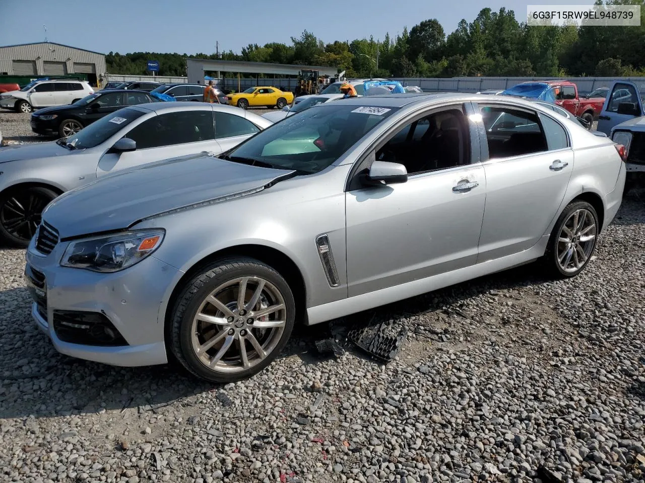 2014 Chevrolet Ss VIN: 6G3F15RW9EL948739 Lot: 70714954