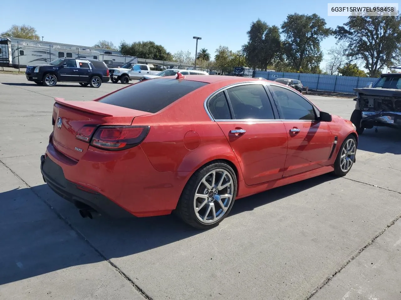 2014 Chevrolet Ss VIN: 6G3F15RW7EL958458 Lot: 78543884